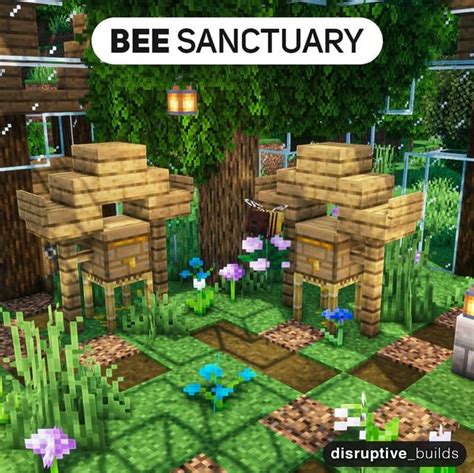 Here S An Enclosed Bee Sanctuary I Created R Minecraftbuilds In 2023