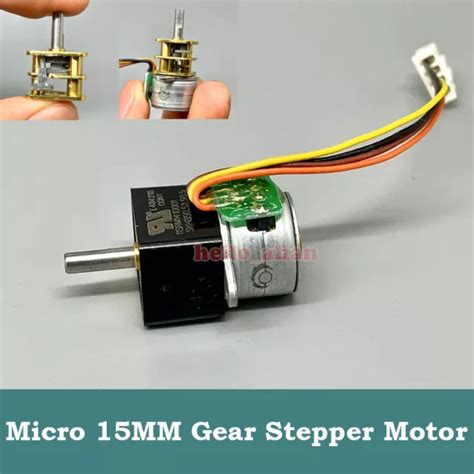 Dc V Phase Wire Mini Mm Full Metal Gearbox Gear Stepper Motor