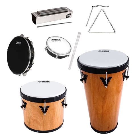 Kit Samba Pagode Pandeiro Repique Timba Reco Reco Tamborim PHX