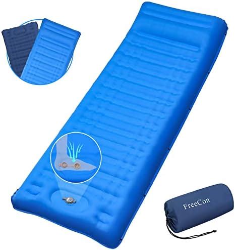 Afurkuot Navy Blue Self Inflating Camping Mattress Camping Sleeping Pad