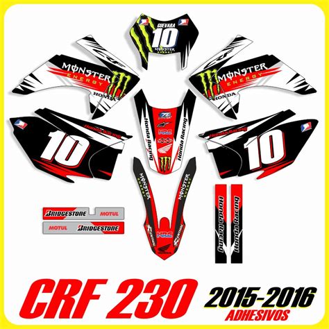 Kits Adhesivos Gr Ficos Para Motos Honda Crf S