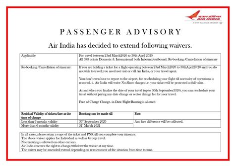 Air India International Ticket Cancellation Charges 2024 Charo Deedee