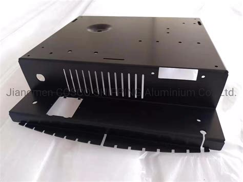 Customized Aluminium Extrusion Audio Enclosure With Black Anodizing