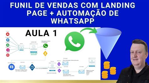 Funil De Vendas Landing Page E Automa O De Whatsapp Aula Youtube