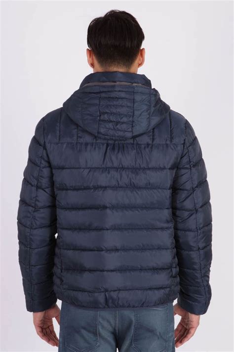 Blouson Homme Kaporal Meter Navy Cuir City