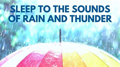 Rain and Thunder Sounds for Sleeping 20 Minutes - YouTube