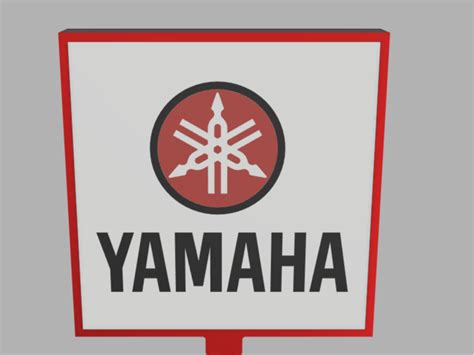 Boxe Lumineuse A La Demande Free Logo Yamaha By Didoucrazyfrog