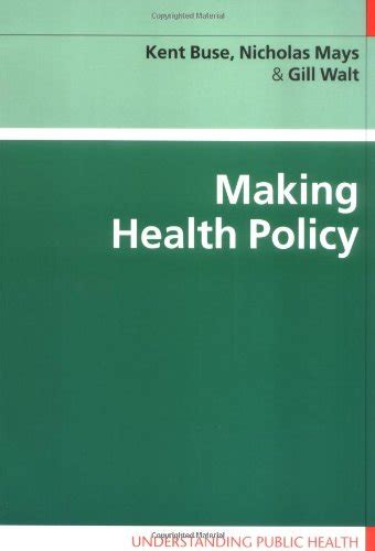 『making Health Policy』｜感想・レビュー 読書メーター