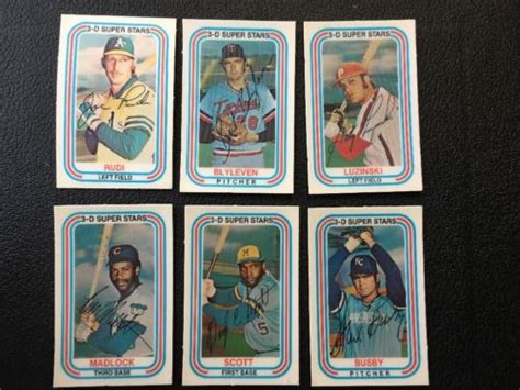 1976 Kelloggs 6 Card Lot S 7 11 18 20 21 33 Antique Price Guide