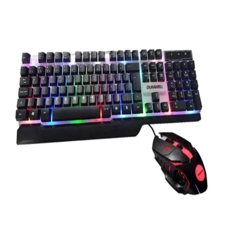 Teclado Gamer Briwax Ba Led Rgb A Prova D Agua Usb M Corre Que