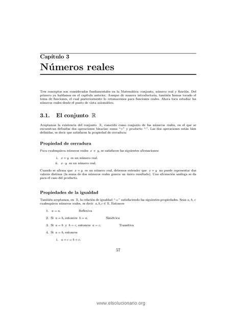 U2 Números reales ecuaciones e inecuaciones Unidad 2 Cap ıtulo 3 N