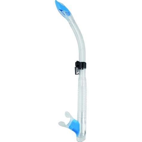 Cressi Adult Semi Dry Snorkel For Scuba Diving Snorkeling And