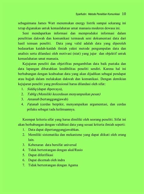 Syarifudin Metode Penelitian Komunikasi Pdf