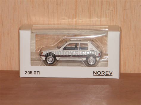 PEUGEOT 205 GTi 1986 Meije White JETCAR NOREV 1 43 Réf 471738 La