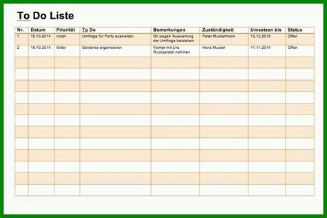 Erstaunlich To Do Liste Vorlage Word Und Excel 730027