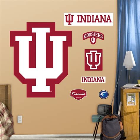 Indiana Hoosiers Logo | Indiana hoosiers, Logo wall, Sports wall decals