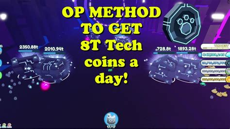 New OP Method To Farm Tech Coins In Pet Simulator X Fast Way To Get