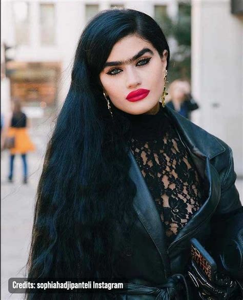 Meet Model And Influencer Sophia Hadjipanteli Who Embraces Her Iconic Unibrow And Never Used Razor