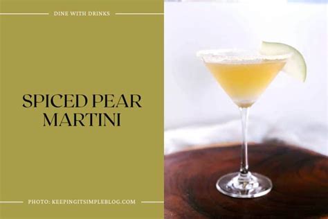 9 Spiced Pear Liqueur Cocktails To Spice Up Your Nightlife Dinewithdrinks