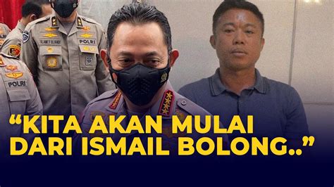 Kapolri Buka Suara Soal Ismail Bolong Dan Mafia Tambang Batu Bara YouTube