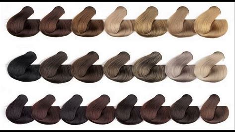 Ash Brown Color Chart