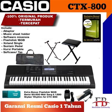 Jual Keyboard Casio Ctx Alat Musik Keyboard Ctx Ct X