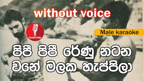 Karaoke Pipi Pipi Renu Natana Without Voice පිපී පිපී රේණු නටන