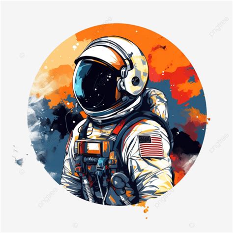 Astronaut Digital Art Free Illustration, Space, Astronaut, Galaxy PNG ...