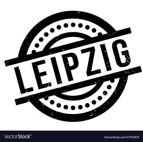 Leipzig Rubber Stamp Royalty Free Vector Image