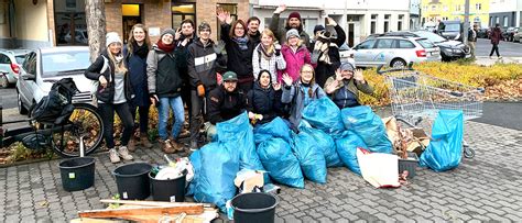 Umweltaktion In Koblenz L Tzel Erfolgreich Dreck Weg E V