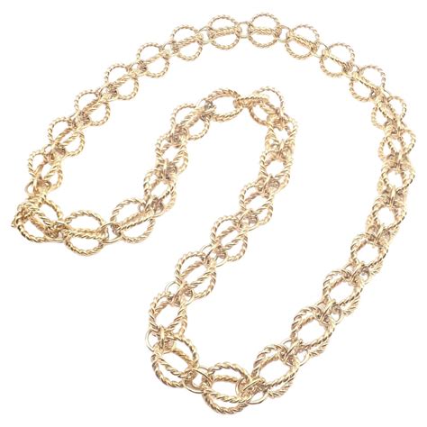 Tiffany And Co Jean Schlumberger Circle Rope Link Necklace 18