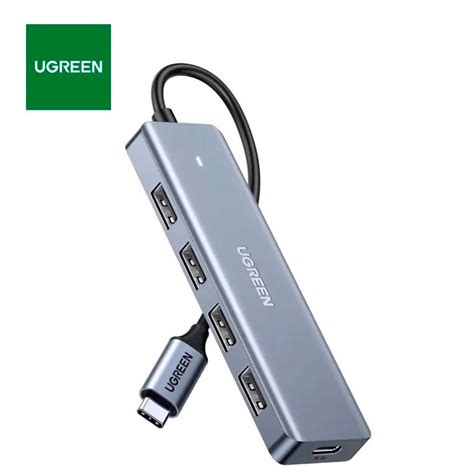 Ripley ADAPTADOR UGREEN CONVERTIDOR HUB USB C 4 PUERTOS USB A 3 0 CM219