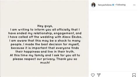 Alexx Ekubo And Fancy Acholonu Breakup Nigerian Actor Alexx Fiancee Fancy Wedding Engagement