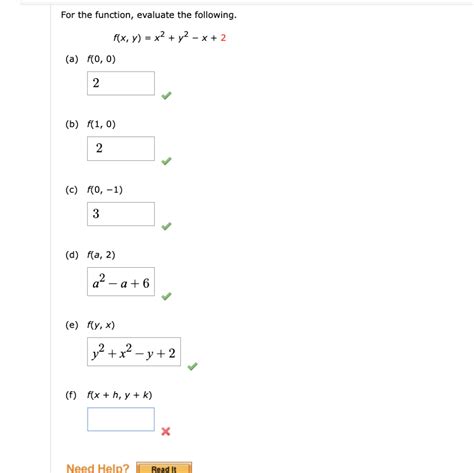 Solved Or The Function Evaluate The Following F X Y X2 Chegg