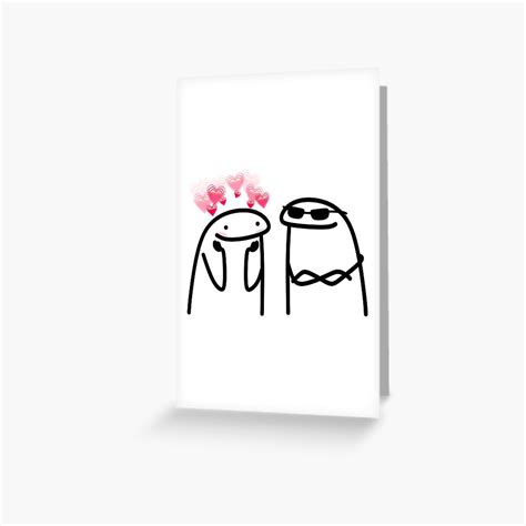 Flork In Love Meme Stickers Greeting Card For Sale By