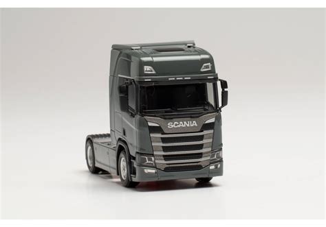 Herpa Scania Cr Hd Zugmaschine Iron Grey