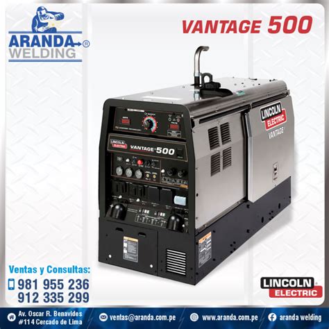 MOTOSOLDADORA VANTAGE 500 PERKINS LINCOLN ARANDA WELDING Premium