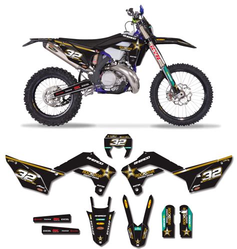 KIT DÉCO Motocross SHERCO ROCKSTAR SHIFTER GFX