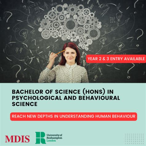 Bachelor Of Science Hons In Psychological And Behavioural Science