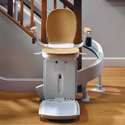 Brooks Curved Stairlift Best Price Service Orange Badge