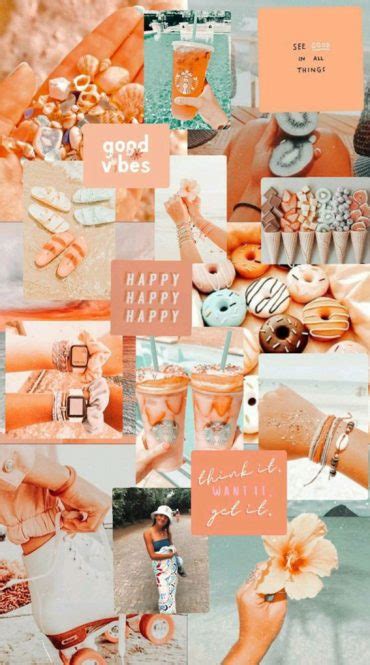 Summer Mood Board Wallpapers Peach Board Good Vibes Fab Mood