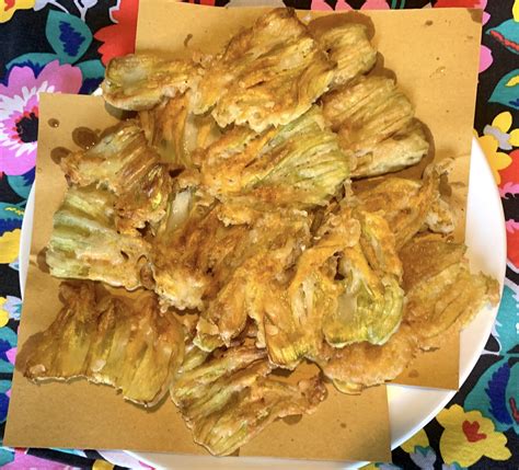 Fried Courgette Flowers Chef Mamy Recipes Italian Food