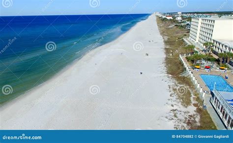 Aerial View of Panama City Beach, Florida Stock Photo - Image of city ...