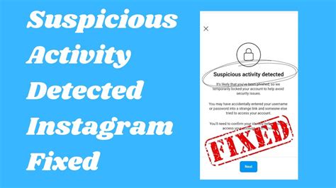 How To Fix Instagram Suspicious Activity Suspicious Activity Detected