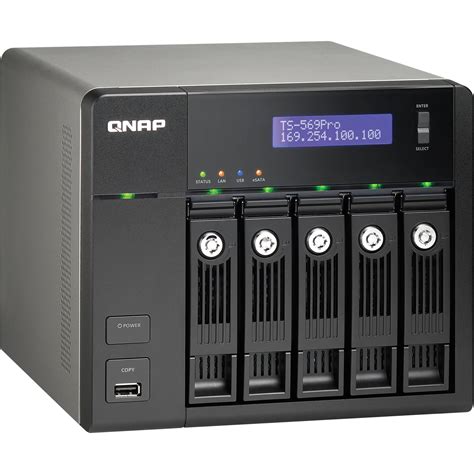 QNAP TS 569 Pro 5 Bay Turbo NAS Server For SMBs TS 569 PRO US