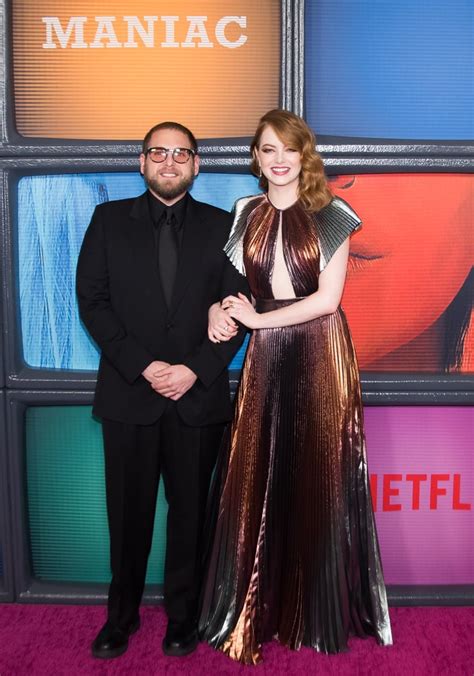 Emma Stone And Jonah Hill At Maniac Premiere 2018 Popsugar Celebrity Uk