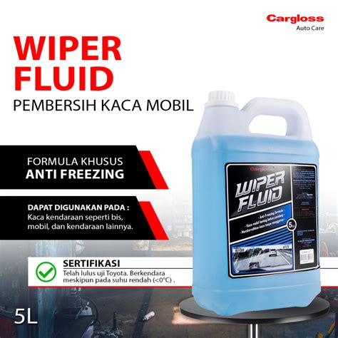 Jual Cargloss Wiper Fluid Liter Cairan Pembersih Kaca Mobil