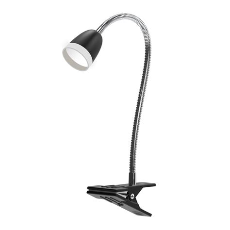 Lampa Biurkowa LED Z Klipsem Czarna ORO LARUS Agata