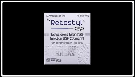 Thaiger Pharma Retostyl Testosterone Enanthate Mg Ml Injection