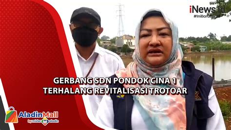 Polemik Gerbang SDN Pondok Cina 1 Terhalang Trotoar Di Depok Dinas